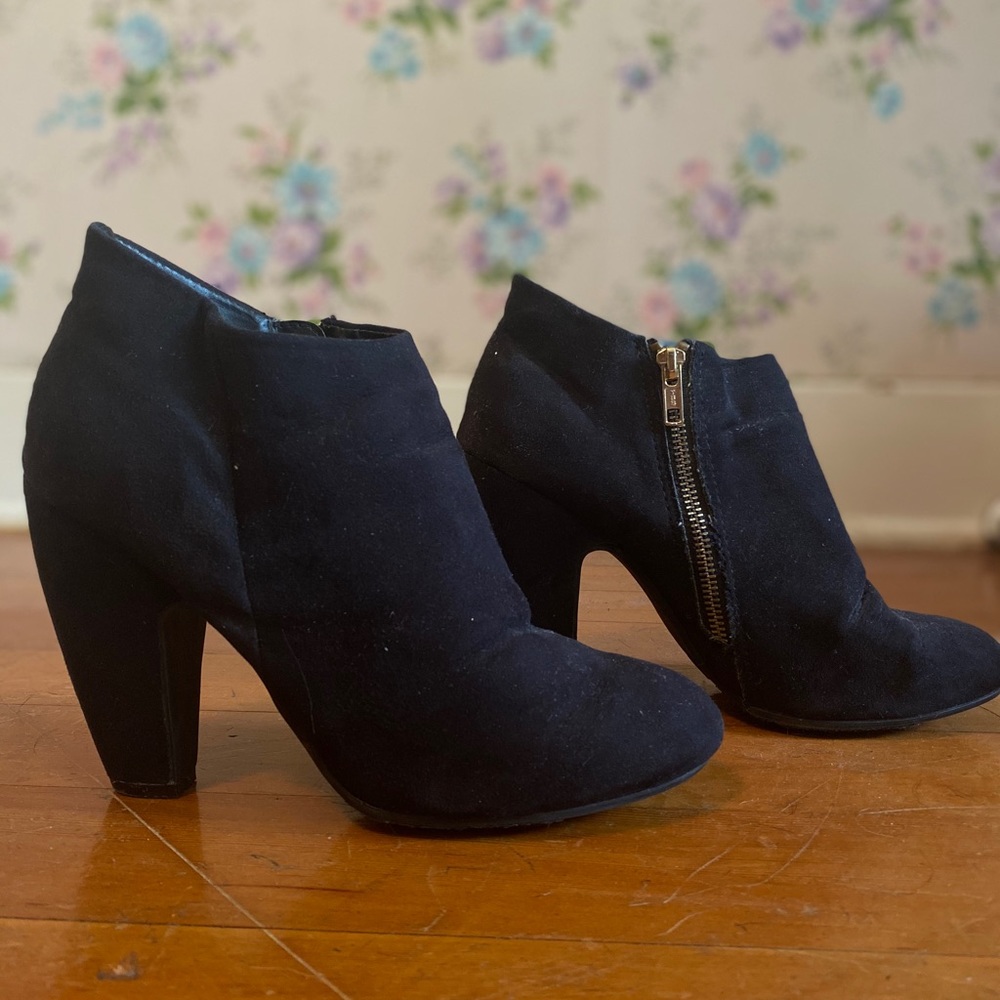 Mossimo Black Suede Booties